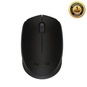 Logitech B170 Wireless Mouse,.. 2.4 GHz with USB Nano Receiver, Optical Tracking, 12-Months Battery Life, Ambidextrous, PC/Mac/Laptop - Black