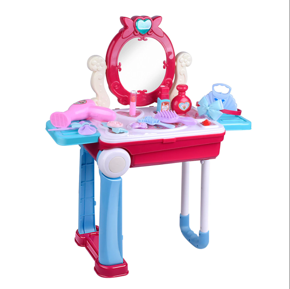 mini dressing table for kids, small dressing table, dressing table for kids, dressing table toy,trolley dressing table,Trolley Makeup Beauty Set