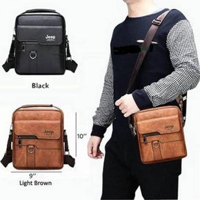 Shop Messenger Leather Bag With Mobile Accessories & Other Documents