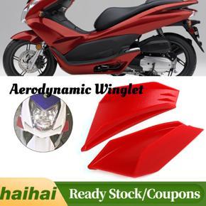 Aerodynamic wing 1 pair of Universal Motorcycle Winglet kit fit for cars