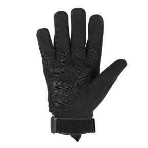 Touch Screen Military Tactical Airsoft Outdoor Hard Knuckle Full Finger Gloves Black - Black