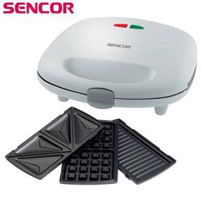 Sencor SSM-9300 3-in-1 Sandwich Maker, Grill & Waffle Maker