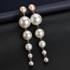 Simple Artificial Trendy Pearl Long Tassel Earrings for Women Simple Stylish - Earrings for Girls/ Earring for Women New Collection