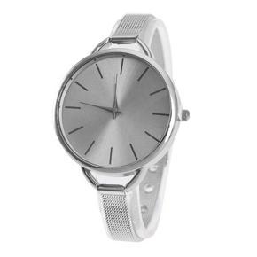 Luxury Women Slim Mesh Band Stainless Steel Quartz Analog Dress Wrist Watch