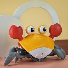 T-oy Crab Induction Escape Childrens Electric Toy Charging Glowing Music NEW Strange Stall Night Market