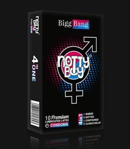NottyBoy BiggBang 4 in 1 Premium Condoms - 10pcs Pack