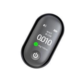 GMTOP Mini Portable Alcohols Detector Non-Contacting Breath Blow Tester Quick Response TFT Display Screen High-Sensitive Electronic Breathalyzer with 3-Color Indicator Light
