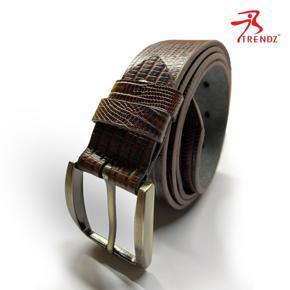 Mens Formal Leather  belt Brown color