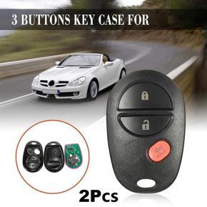 BRADOO 2X 315Mhz 3 Buttons Remote Key Fob Clicker Transmitter for Toyota Replacement GQ43VT20T Car Remote Controls Keyless