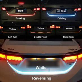 Car Trunk Tail Light Dynamic Serpentine Turn Signal Lighting Reverse Warning Lamp Car LED Strip