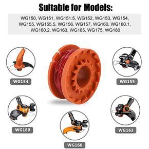 Trimmer Spool for Worx-9 * String Trimmer Spool Line-Orange