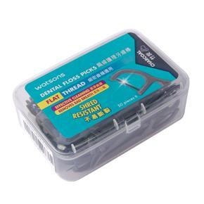 Watsons Dental Floss Picks Flat Thread Charcoal 50 piece