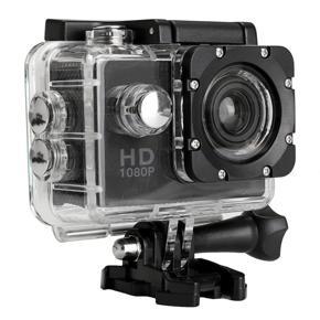 Action Camera 12 Mp 1080P Full HD Action Sports Camera - Black