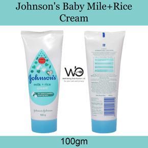 Johnson''s Baby Milk and Rice Cream - 100gm (Made in India)