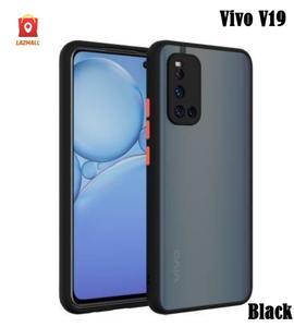 Vivo V19 Translucent Matte Cover (Shockproof And Anti-Drop Protection) Smoky Frosted Case