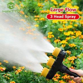 MAYTTO 3/5 Head Agriculture Atomizer Nozzles Home Garden Lawn Water Sprinklers Farm Vegetables Irrigation Spray Adjustable Nozzle Tool Garden Lawn Water Sprinkler Irrigation Tool