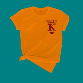 King Up Yellow Half Sleeve T-Shirt for Men