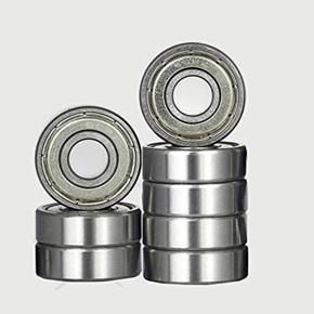 8PCS 608ZZ 8 x 22 x 7 mm Groove Ball Bearing, Double Metal Shielded, Fit for Skateboard Bearings, Inline Skates etc.