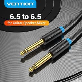 Vention Aux Guitar Cable Jack 6.5 mm to 6.5 mm Audio Cable for Guitar Mixer Speaker Stereo Jack 6.35mm Aux Cable 1m 3m 5m 10m