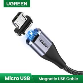 UGREEN 1 Meter Magnetic USB Cable Fast Micro USB Type C Cable for Xiaomi Redmi Note 9S Samsung S10 S9 Note 9 Huawei Nova 3i 5T ASUS Zenfone 2 OPPO VIVO LG Oneplus Huawei Magnet Charger Micro USB Cable