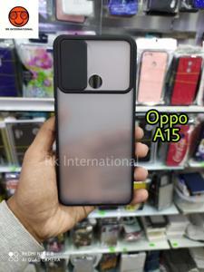 Slide Camera Protect Case back cover FOR Oppo A15