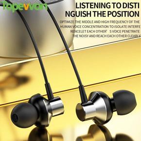 Q9 Wired In Ear Earphone 3.5mm Jack Headphones 360° Surround Sound Bass Headsets HiFi Professional Earplugs Metal