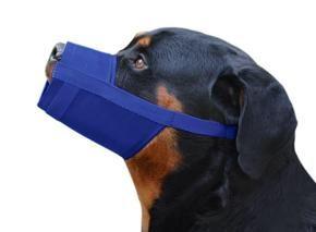 Dog Muzzles -Velcro Adjustable-Blue