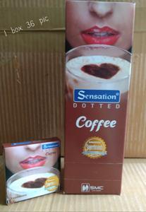 sensation coffee  condoms 1  box