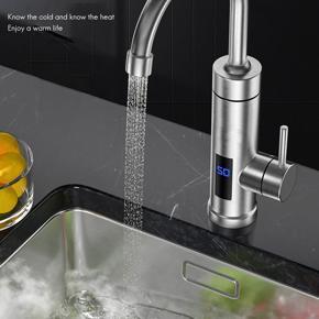 XHHDQES Electric Water Heater Kitchen Faucet Instant Hot Water Faucet Heater 220V Heating Faucet Instantaneous Heaters Eu Plug