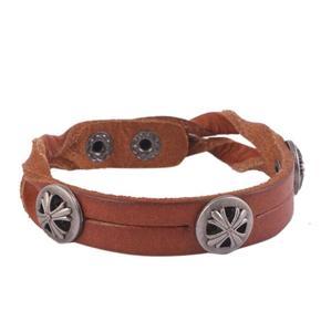 Brown Leather Bracelet For Men