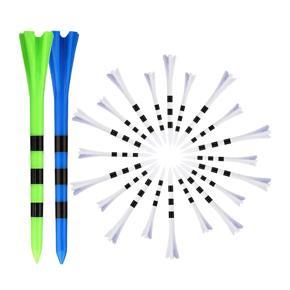 BRADOO 80Pcs Plastic Golf Tees Reduces Friction Side Spin 5 Prongs Golf Tees Excellent Durability and Stability Tees