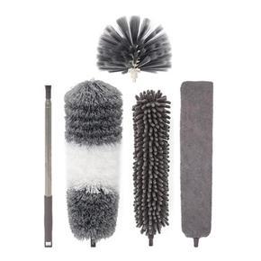 Telescopic Microfibre Duster, Bendable Duster, Groove space Brush, Feather Duster Kit, Effortlessly Removes Dust