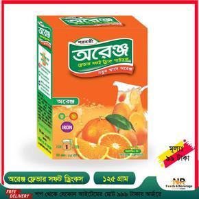 Shorboti Soft Drink Powder (orange) 125gm