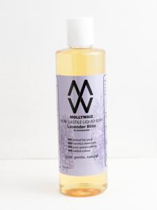 Mollywaiz Pure Castile Liquid Soap LAVENDER 300ML (Face Wash & Body Wash)