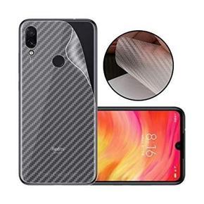 For Xiaomi Redmi Note 7 Pro 3D Carbon Fiber Back Skin Sticker-Transparent