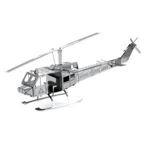 DIY 3D UH-1 Iroquois Helicopter Metal Jigsaw Building Block Puzzle Model Toy