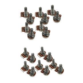 20x Guitar Small Size Pots B500K/A250K Potentiometers for Guitar Bass Parts