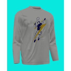 Badminton 1 Ash long Sleeve T-Shirt For Men