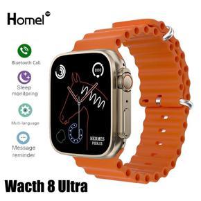 Smart Watch 8 Ultra Bluetooth Call 1.85 inch Wireless Charging Men Watch Sports Smartwatch Heart Rate Sleep Monitoring IP67 Waterproof Watch PK IWO13 W27 PRO