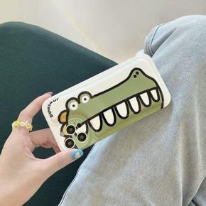 Bucktooth dinosaur suitable for iphone13pro max apple 12 mobile phone shell 11 personality xr creative xs air cushion x set