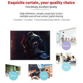 60inch 16:9 Projection Screen Cloth Home Theater Film Projector Cloth Curtain