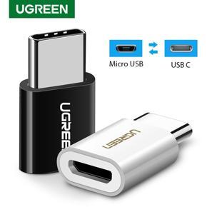 Ugreen USB Type C OTG Adapter Micro USB to USB C Cable Converters for Macbook Pro Samsung S10 Plus Quick Charge USB C OTG Cable