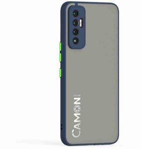 Smoke Matte Finish Camera Protection Case Back Cover For Tecno Canon 17