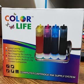 Ink Tank Ciss for Inkjet Printer Ciss Brand Name Color Life & Color Fly