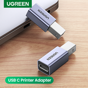 Ugreen USB C Printer Adapter USB Type C Adapter For Printer Hard Drive Base Fax Machine Scanner USB 2.0 Type c Printer Adapter