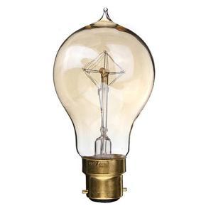 5Pcs 110V 40W Vintage Antique Edison Style Carbon Filamnet Clear Glass Bulb -