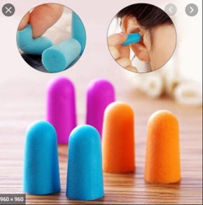 Pair of 3 Soft Foam Ear Plugs Sound Insulation Ear Protection Earplugs Anti Noise Snoring Sleeping Plugs for Travel Noise Reduction