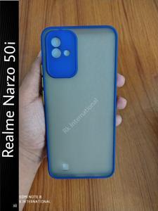 For Realme Narzo 50i Camera Protection Matte Finish case back cover