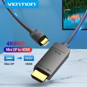 Vention Mini DisplayPort to HDMI Cable 4K Thunderbolt to HDMI Cable for  Surface  Projector Mini DP to HD