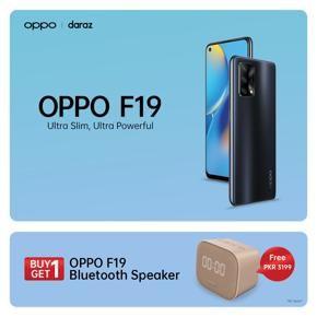 Buy OPPO F19 Ram 6GB And Rom 128GB With 33W Flash Charging and Get speakers for free